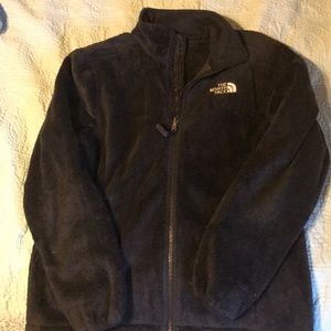 North face full zip fleece jacket